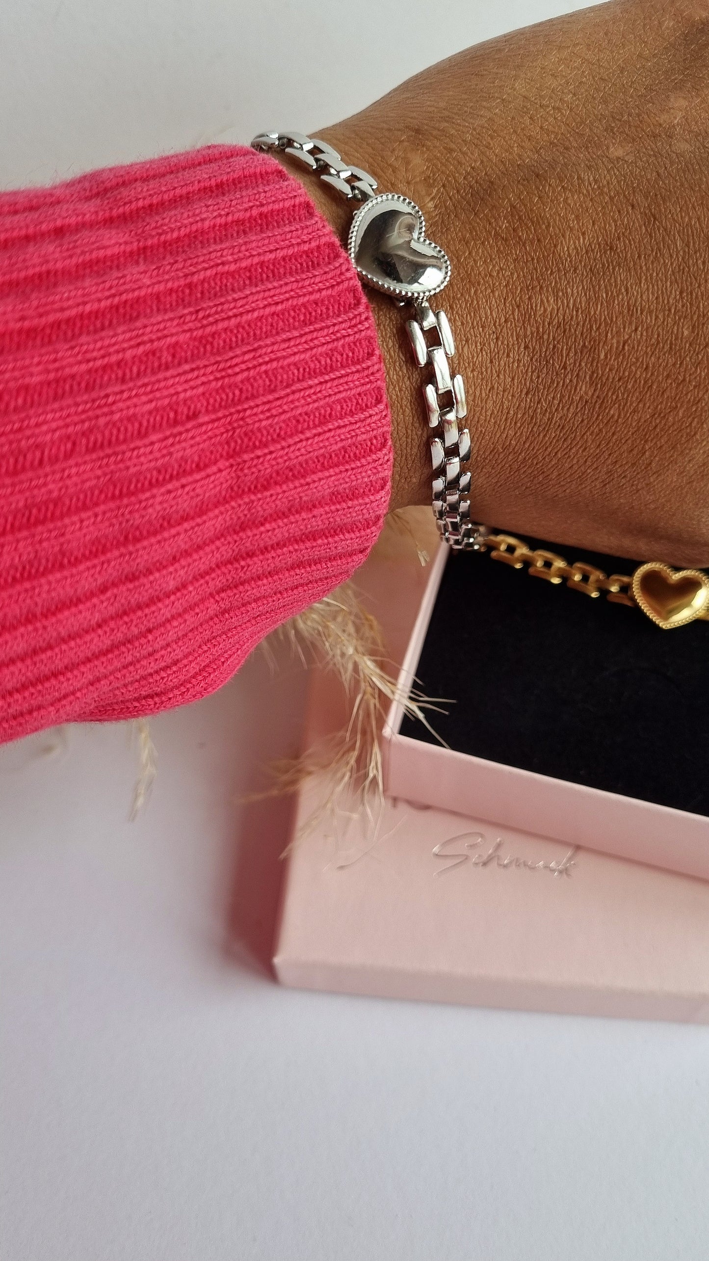 Auffälliges Armband DULCE ROMANCE mit Herz in der Mitte
