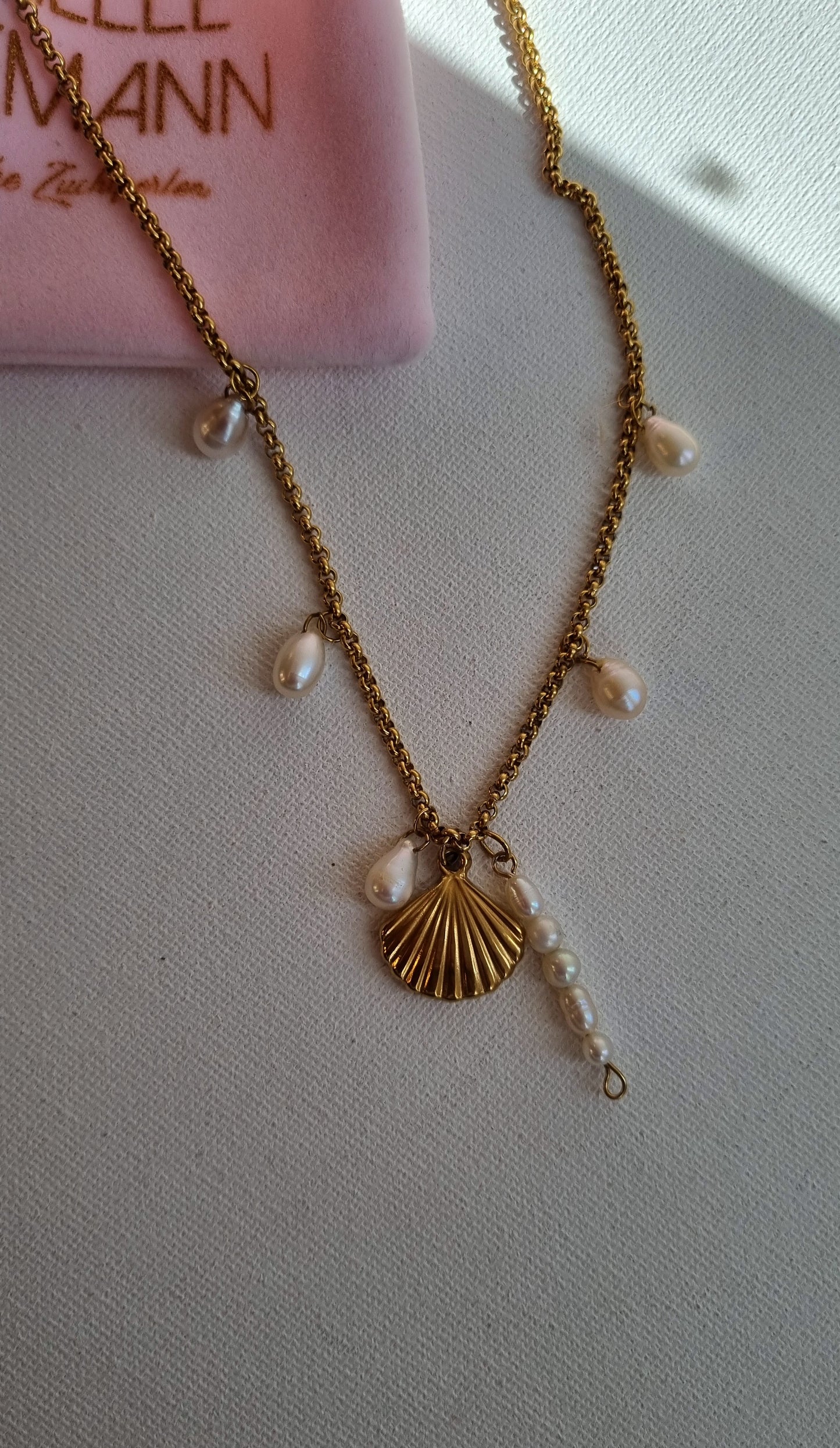 Romantische PERLAS DE SEDA Halskette