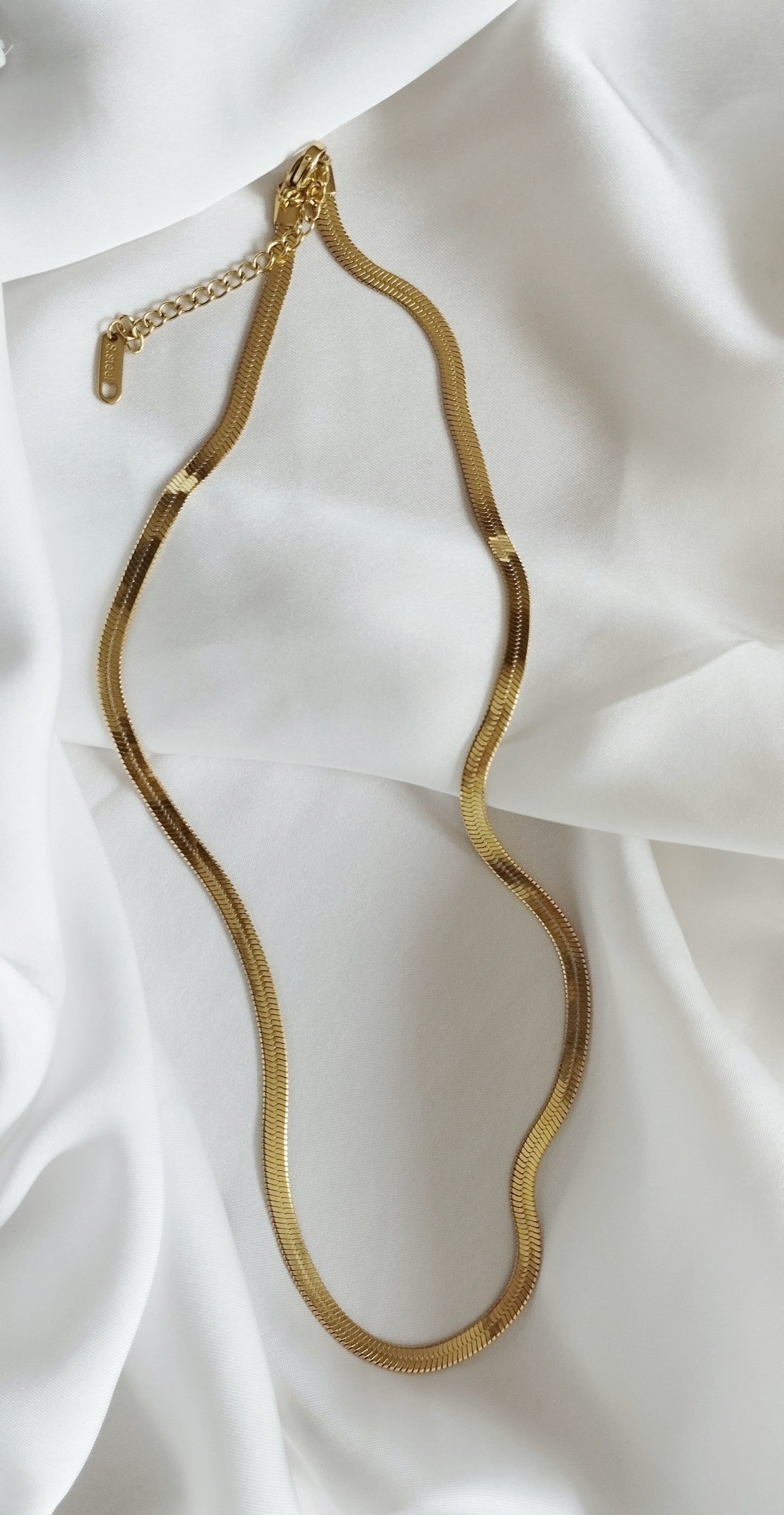 Cadena de serpiente minimalista ADAN