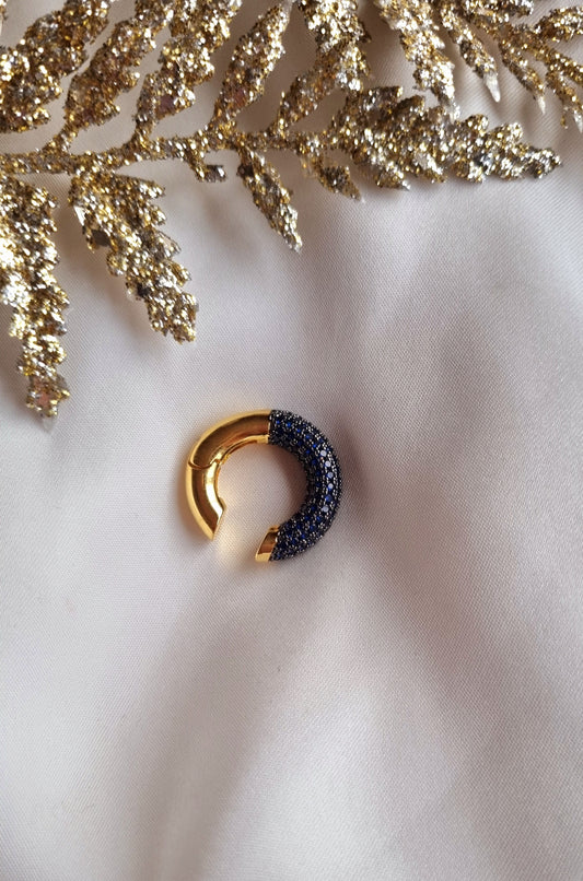 Elegante CARINA Ear cuff aus 925er Silber mit 18k Vergoldung