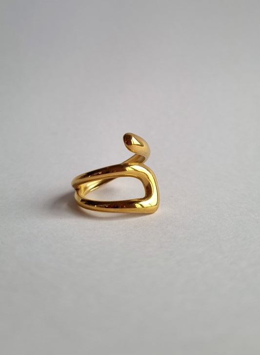 Verstellbarer minimalistischer Ring IDILIO