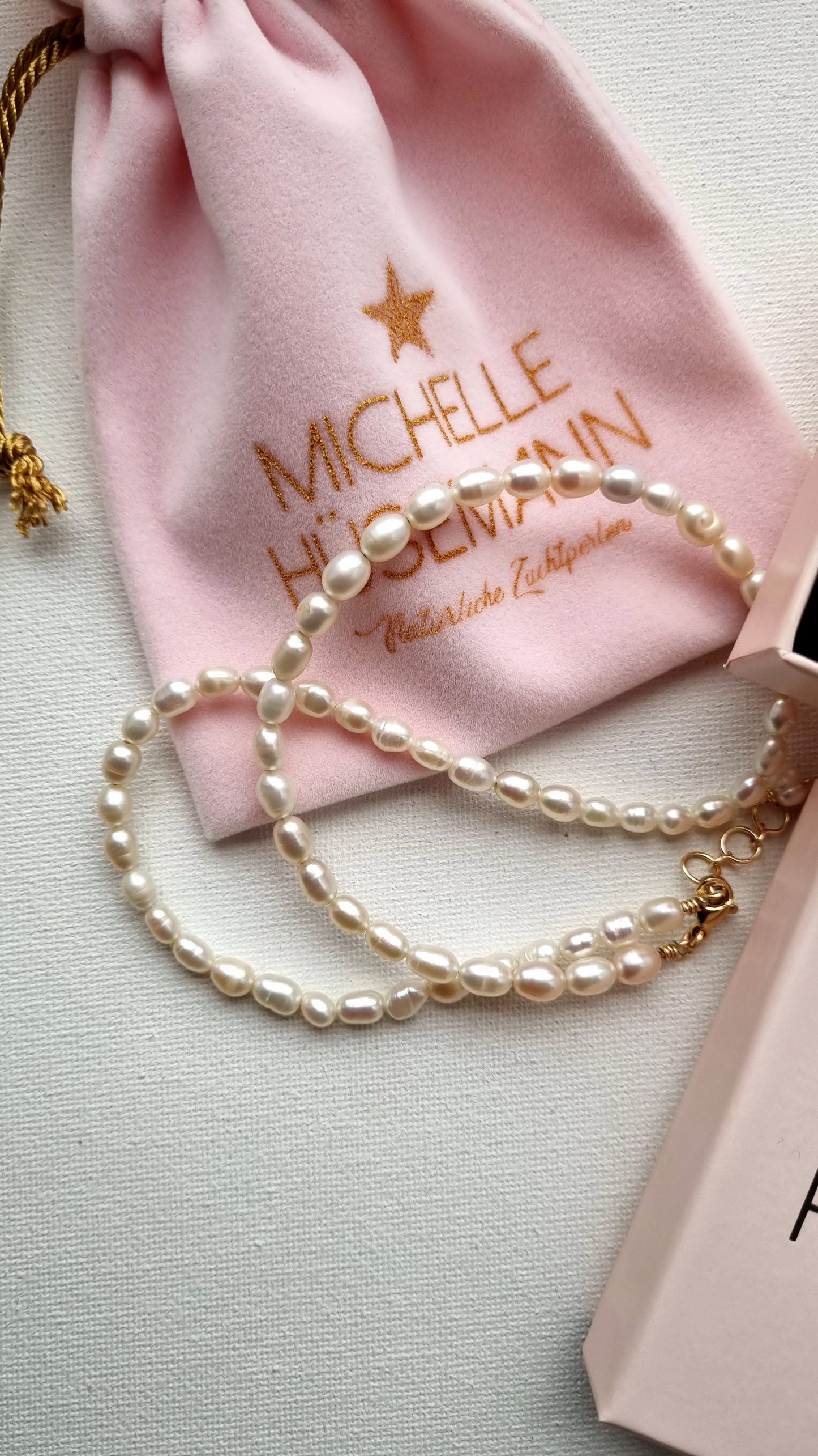 Wunderschöne klassische Perlenkette ETERNA