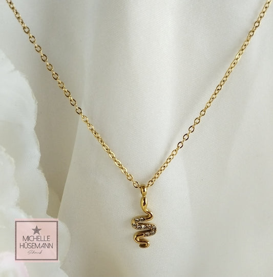 Beautiful necklace VENENO with zirconia