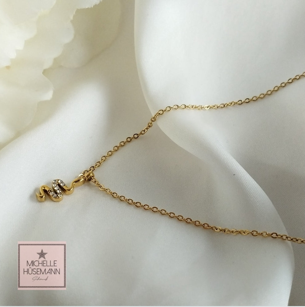 Precioso collar VENENO con circonitas